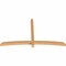 Ekena Millwork Bellingham Timber Gable Bracket, Western Red Cedar, 84"W x 49"H x 3 1/2"D x 3 1/2"F, 14/12 Pitch GBW084X49X0404BEL00SWR - alternate 5